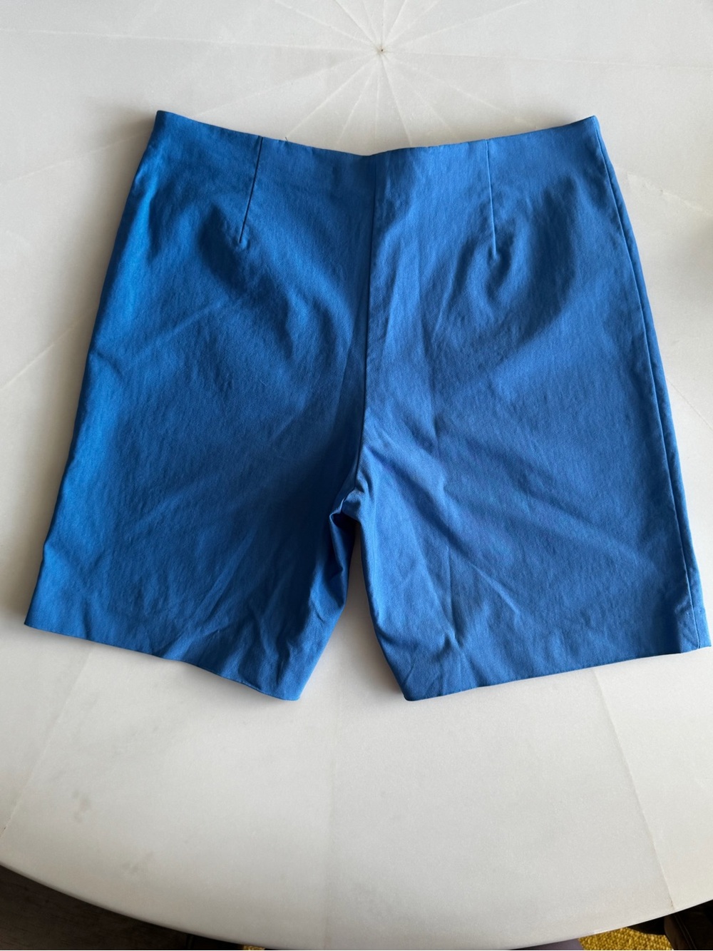 Sara Campbell French Blue Flat-Front Women's Shorts